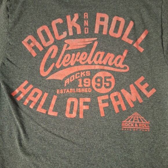 ROCK AND ROLL HALL OF FAME MUSEUM T-Shirt Size Small Vintage Double-Sided Cotton - Picture 5 of 8